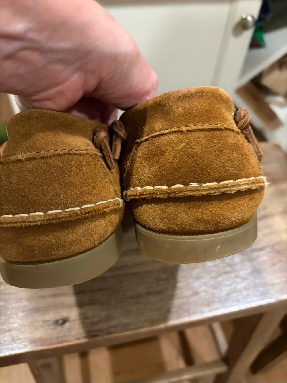 POLO RALPH LAUREN MERTON LUXURY BROWN SUEDE BOAT SHOES SIZE 13 like NEW $195